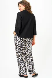 Garnitur SOVA #11332 chernyj- leopard