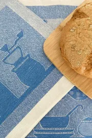 Tekstylia kuchenne Belarusian flax #21S25/316 sinij