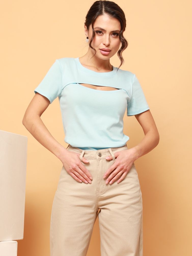 Bluzka DS Trend #YuS-1085 (Majya, skaj xit)