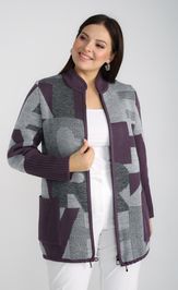 Кардиган BONADI 1982 баклажан