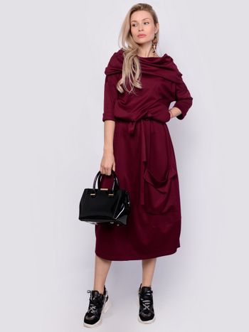 F14835 бордовый