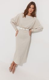 Платье Люше 4266 бежевый