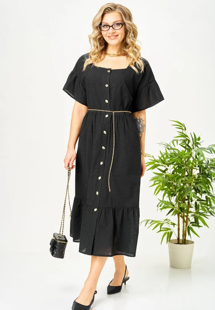 Dress Ava fashion #M-189 chernyj