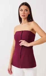 Топ V&N fashion 1120_бордовый
