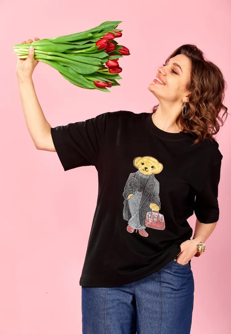 Футболка Ava fashion арт. М-176 черный