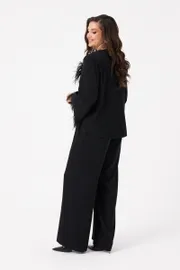Blouse Panda #111840 chernyj