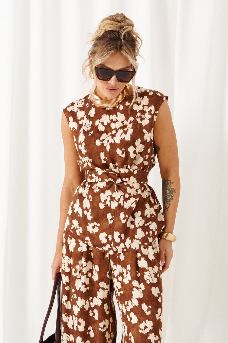 Костюм Beautiful & Free арт. 6476 молочный-коричневый