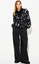 Jumper LAIKONY L-894-1 cherno-seryj