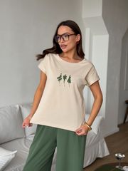 Костюм Dilana Vip арт. 2139 бежевый/зеленый