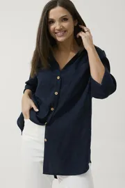Koszula Ma Cherie #1159 temno-sinij