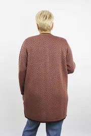 Кардиган Полесье арт. С2560-22 2С8747-Д43 брусника 158
