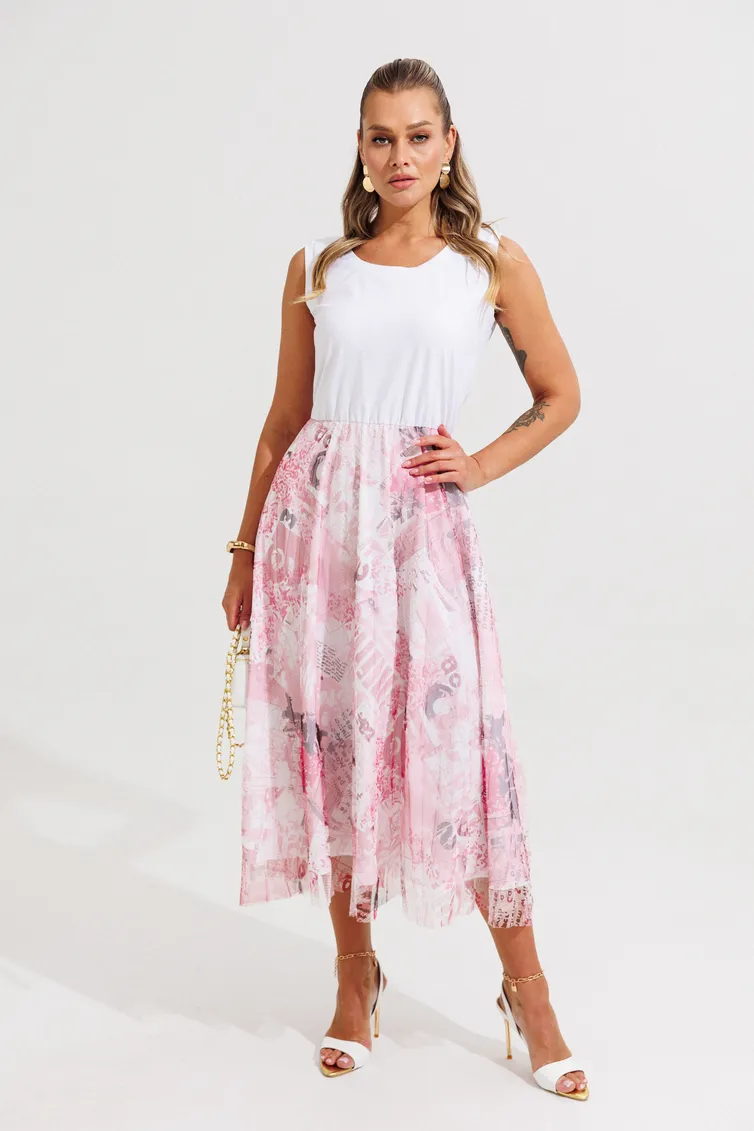 Zestaw Anastasia #1375 belyj+korall