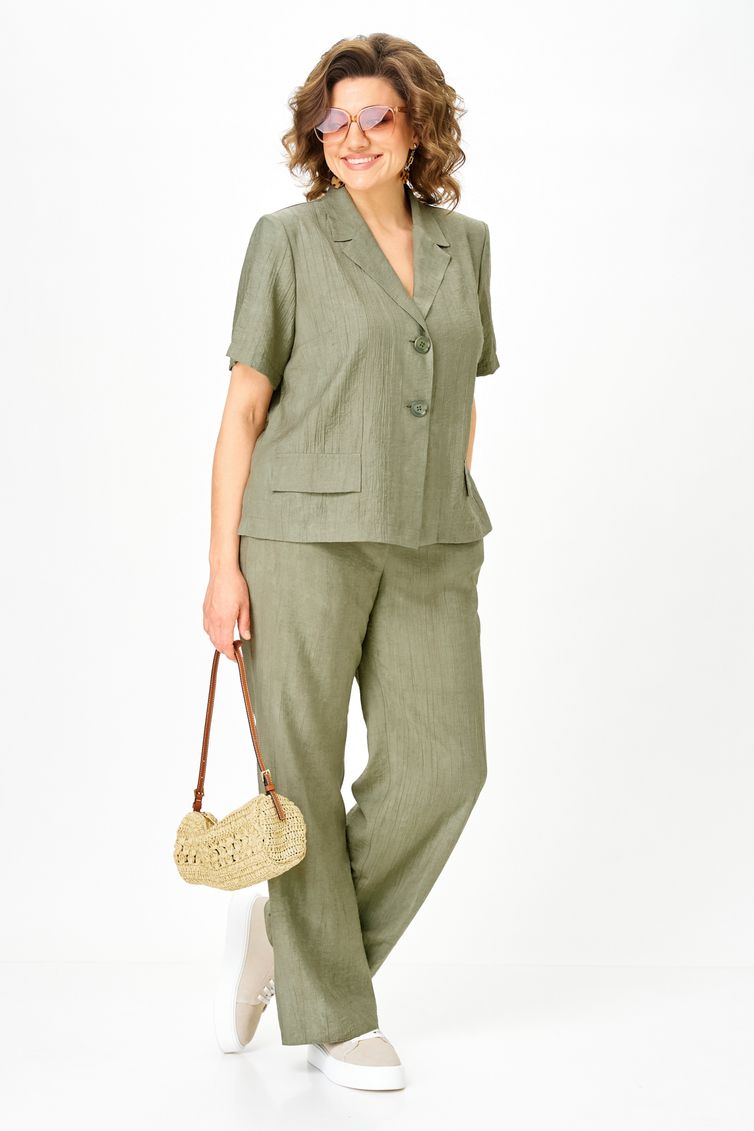 Suit Vilena-fashion #1170 xaki