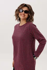 Dress Anelli Laurel #1755 plate ryabinovaya volna