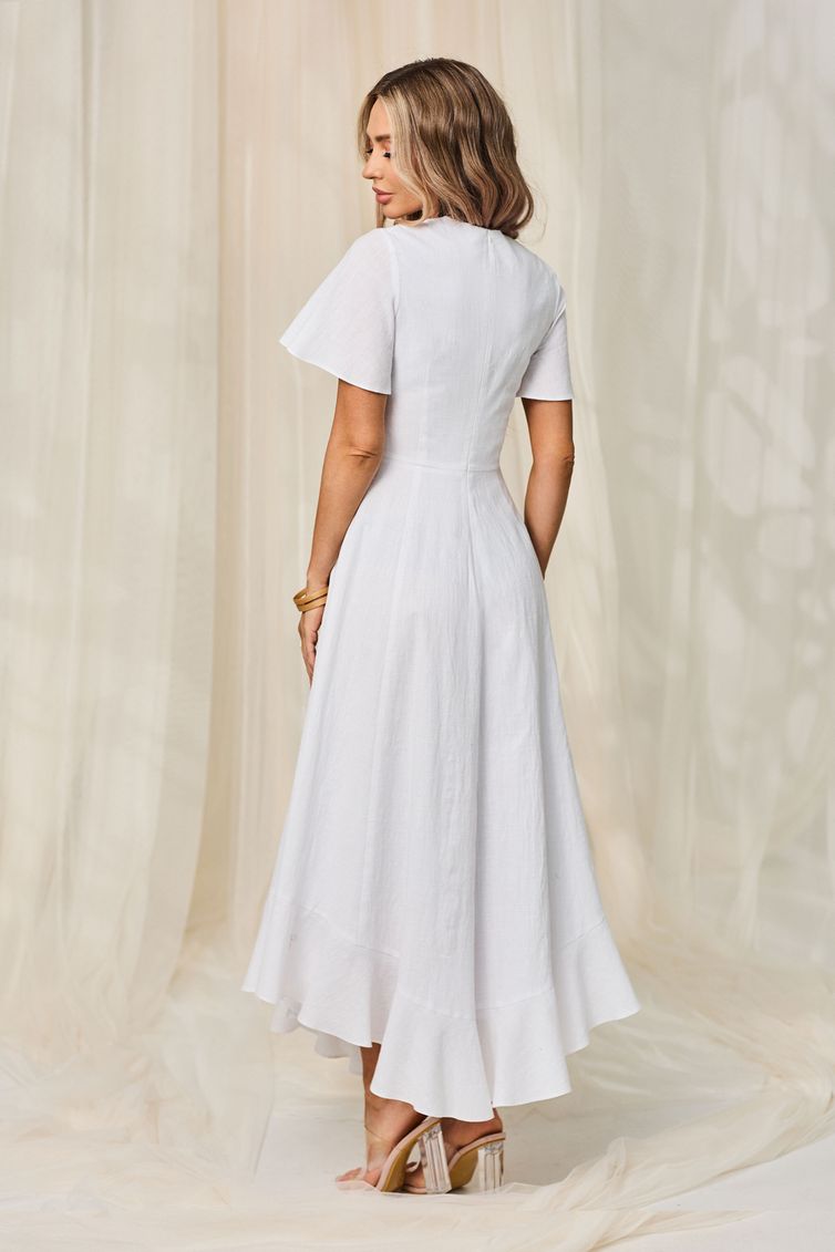 Sukienka Golden Valley #44299 belyj