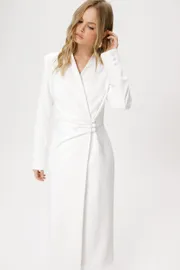 Sukienka Pirs #6299 belyj