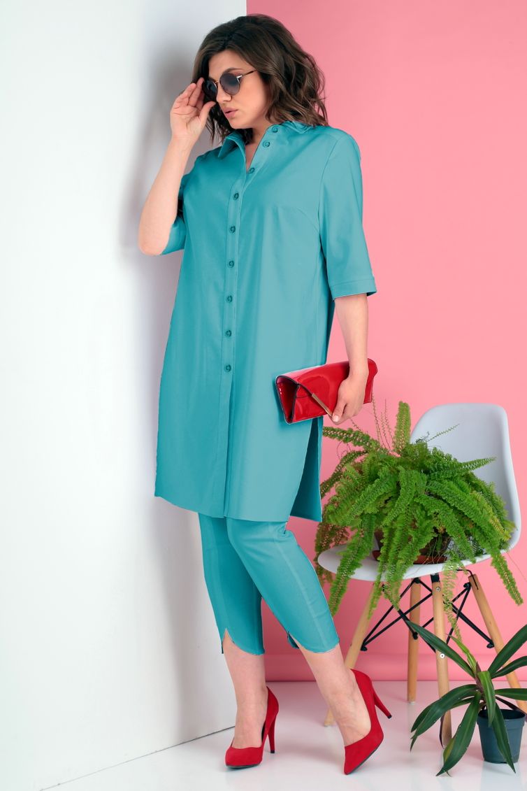 Suit Ivelta plus #2967 biryuza