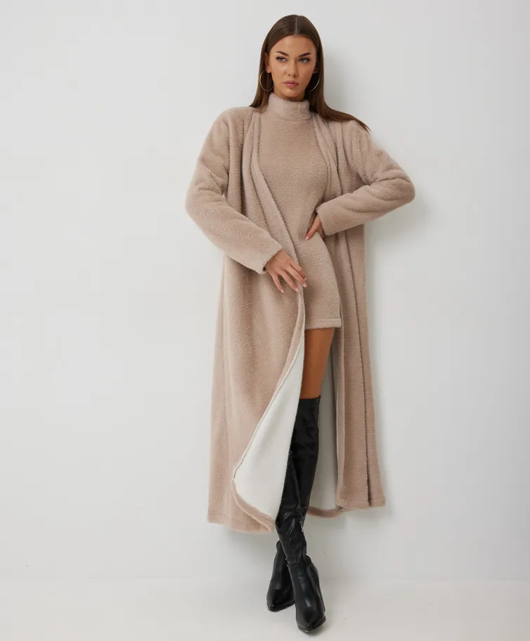 Sweter V&N fashion #1007_mokko