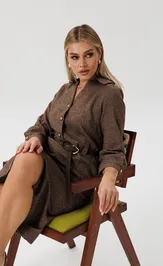 Dress Verita moda N-2419 korichnevyj