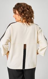 Блузка Rumoda 2274 дл.р молочный
