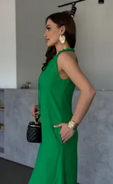 Dress Dilana Vip 2032 zelenyj