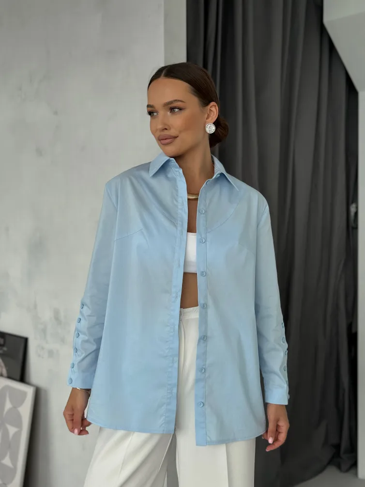 Bluzka Dilana Vip #2062 goluboj