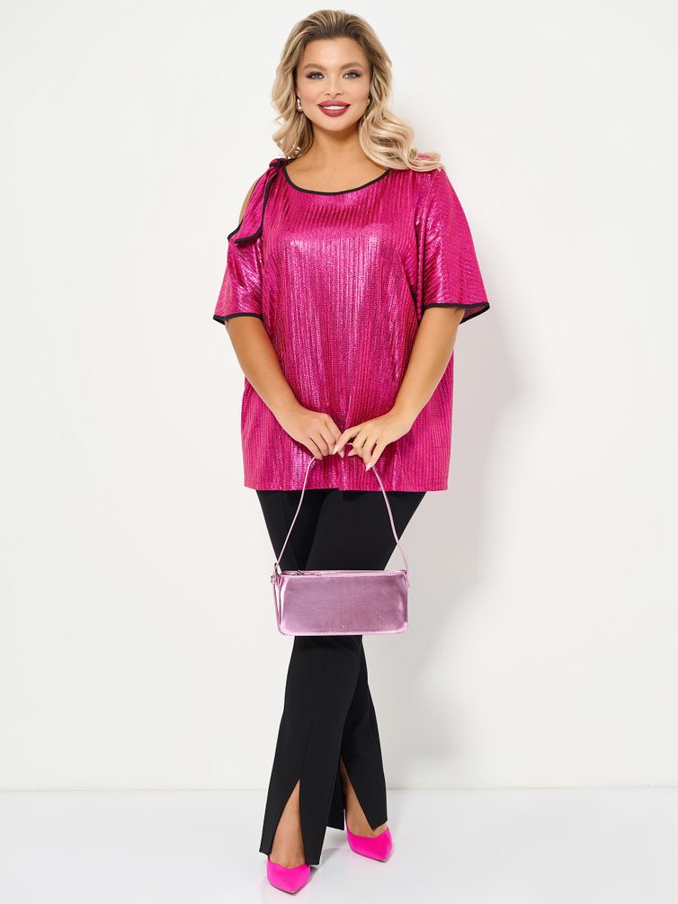 Tunic DORA plus #0184-5 malinovo-rozovyj