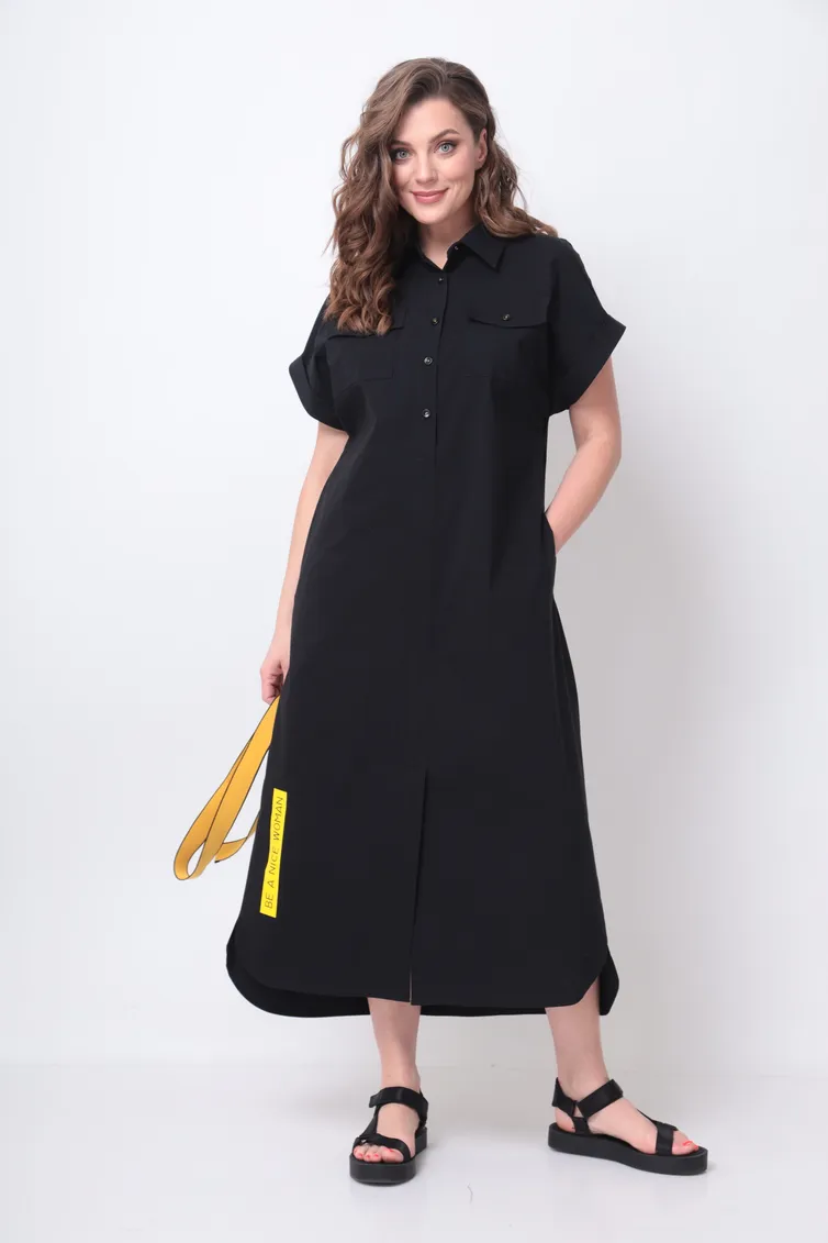 Платье Michel Chic арт. 993/2 черн, желт