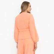 Blouse CHARUTTI #Vosxititelnye oxvaty (teplyj korall)