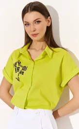 Блуза DILIA 0749 лим