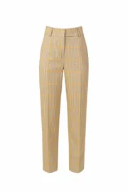 Trousers Elema #3K-12452-1 zhyoltaya kletka 164