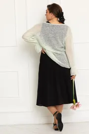 Spódnica BegiModa #5012 chyornyj