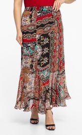 Юбка Avila 1015 бордовый