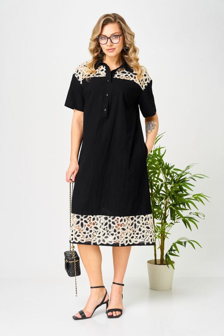 Платье Ava fashion арт. М-193 черный