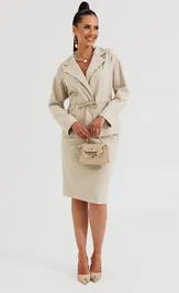 Костюм Galean Style 961 бежевый