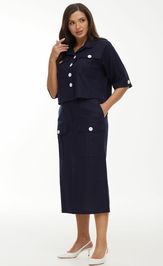 Skirt Elady 4456 sinij