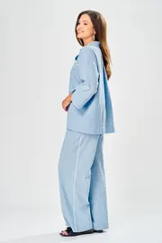 Suit Ava fashion #M-219 goluboj