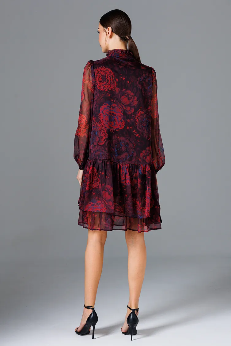 Sukienka Buter New #2881 bordo