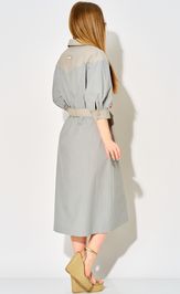 Платье LAIKONY L-434 серо-голубой