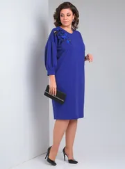 Sukienka Vilena-fashion #940 vasilek