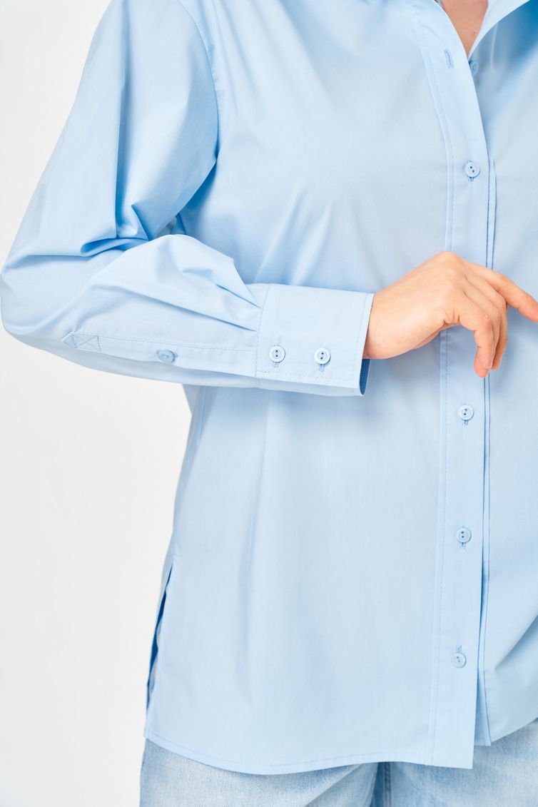 Рубашка Anastasia MAK арт. 1324 голубой