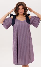 Платье Anelli Laurel 1820 синий бант