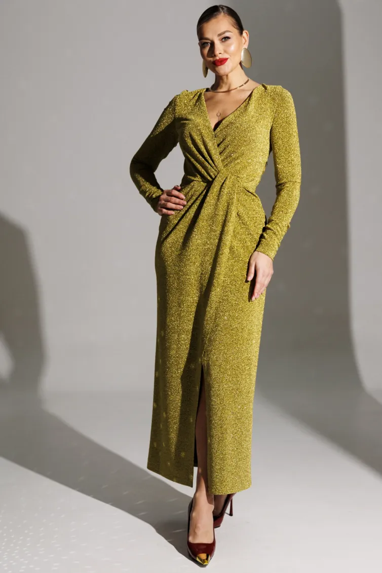 Sukienka Moda Urs #25-2879-zol