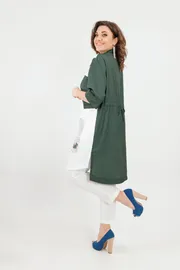Zestaw SandyNA #13591 xaki+belyj