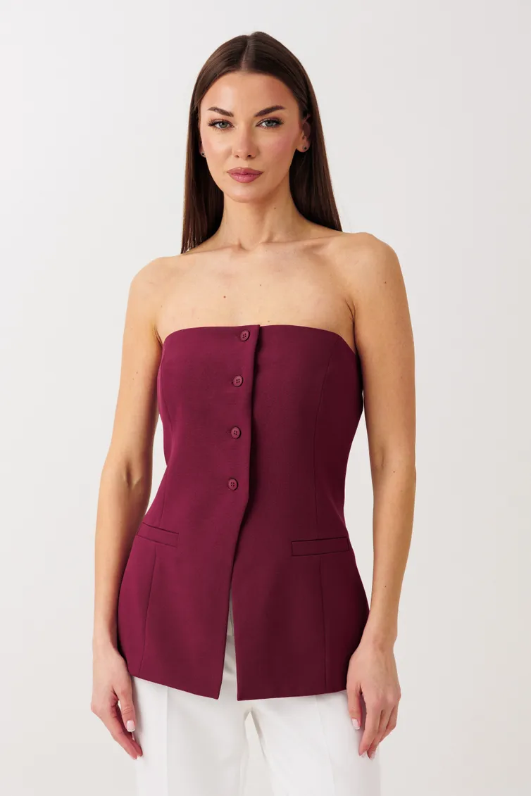 Топ V&N fashion арт. 1120_бордовый