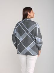 Кардиган BONADI арт. 1758 серый-голубой