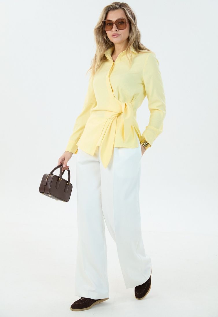 Bluzka LM project #M 0190 zheltaya