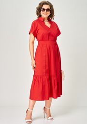 Платье EVA GRANT арт. 7325В красный