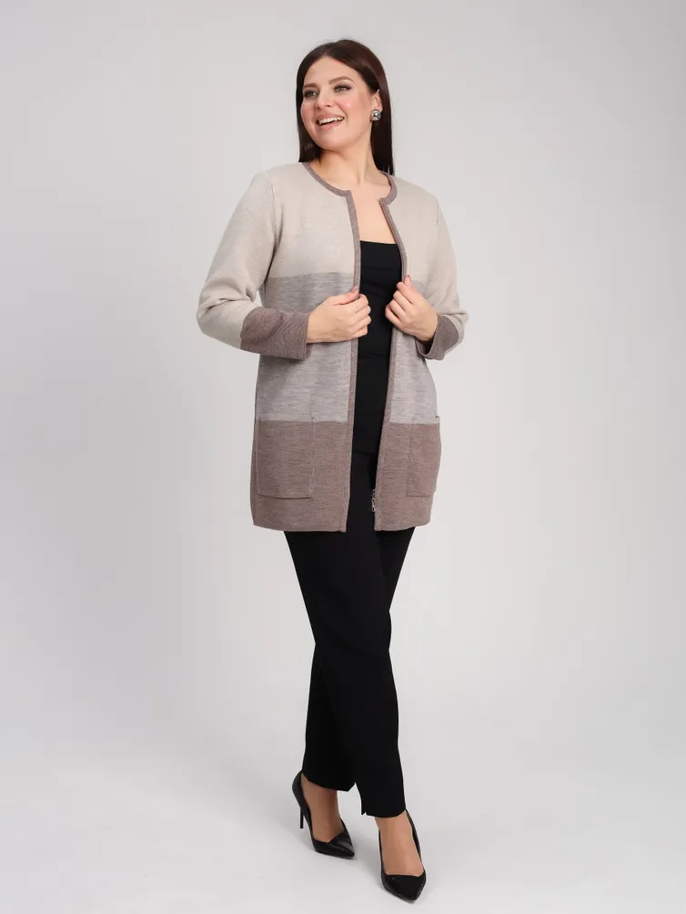 Sweter BONADI #1916 kapuchino