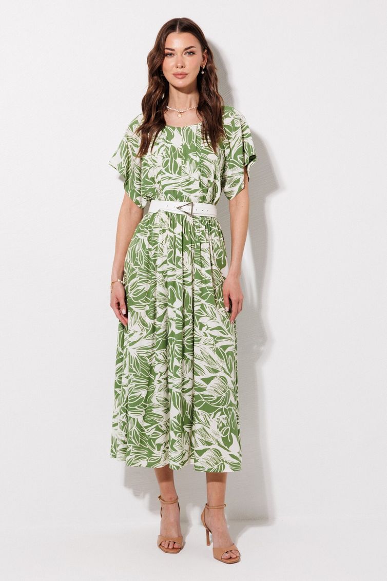 Платье Люше арт. 4381 зеленый